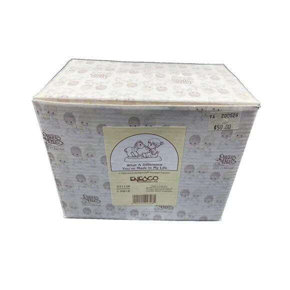 Precious Moments 1995 What A Difference You've Made In My Life Figurine 531138 - Picture 2 of 7